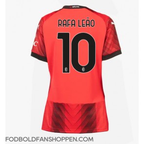 AC Milan Rafael Leao #10 Hjemmebanetrøje Dame 2023-24 Kortærmet